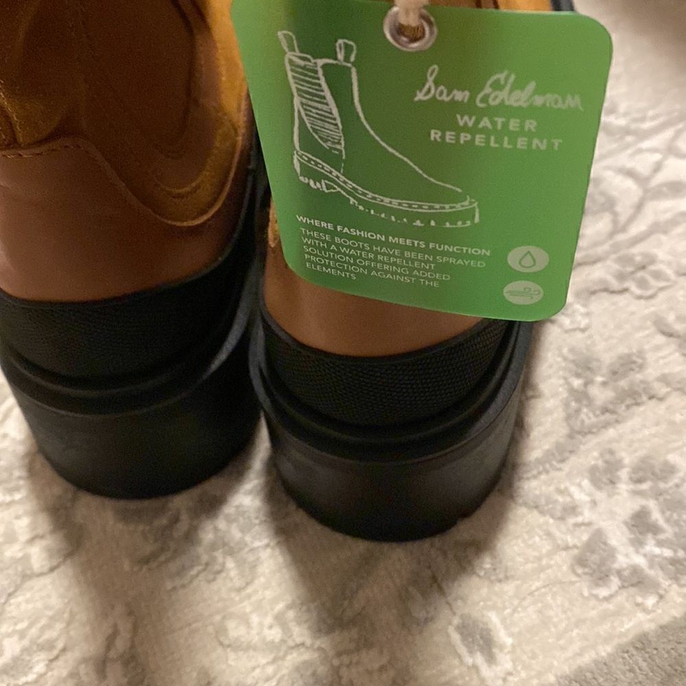 New Sam Edelman Lulia Lug Sole Boots - Picture 8 of 11